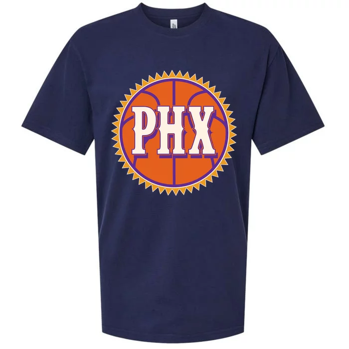 Phoenix PHX Basketball Sun Ball Sueded Cloud Jersey T-Shirt