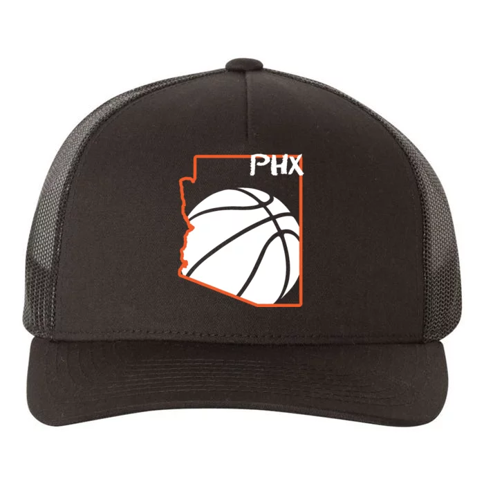 Phoenix PHX Basketball Valley Yupoong Adult 5-Panel Trucker Hat