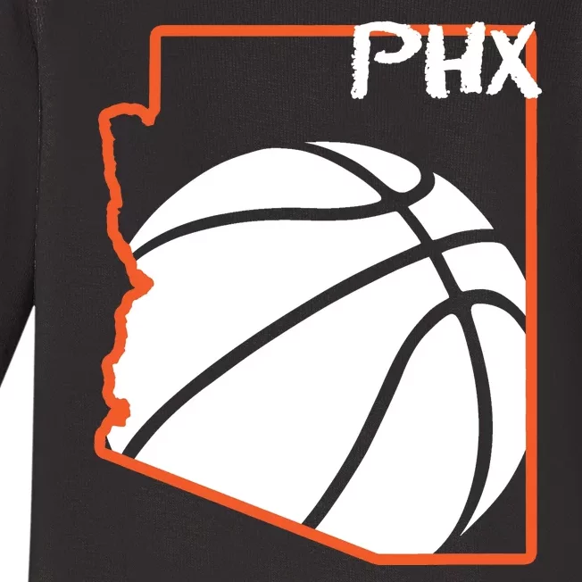 Phoenix PHX Basketball Valley Baby Long Sleeve Bodysuit