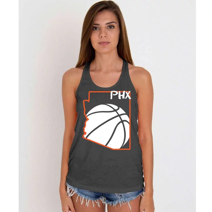 Phoenix PHX Basketball Valley Women's Knotted Racerback Tank