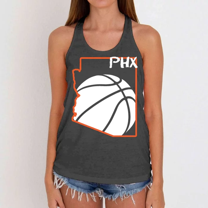 Phoenix PHX Basketball Valley Women's Knotted Racerback Tank