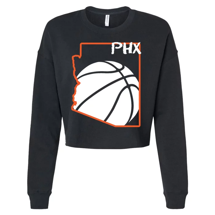 Phoenix PHX Basketball Valley Cropped Pullover Crew