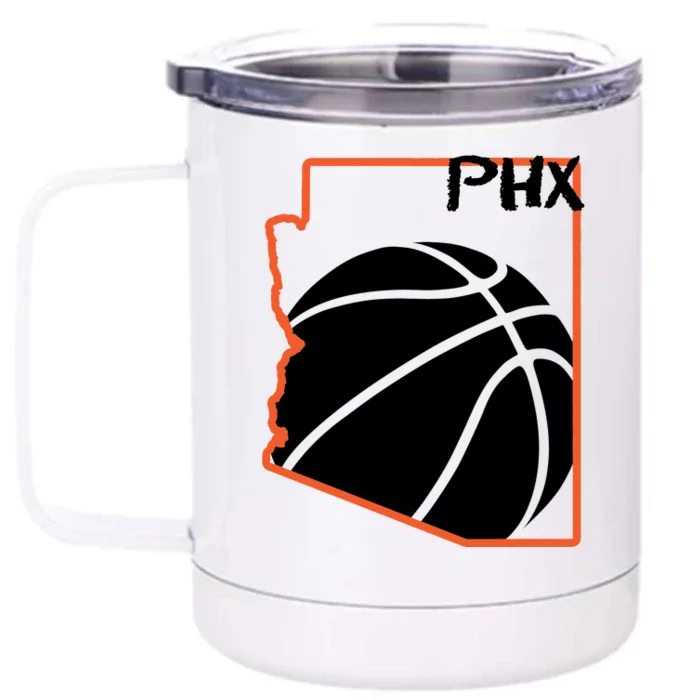 Phoenix PHX Basketball Valley Front & Back 12oz Stainless Steel Tumbler Cup