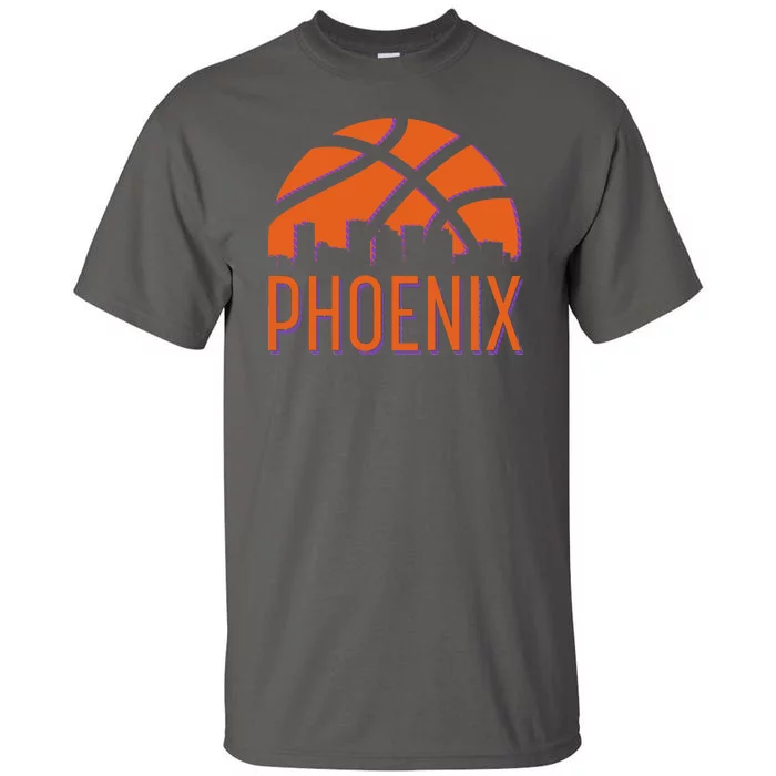 Phoenix Skyline Basketball Fan Tall T-Shirt