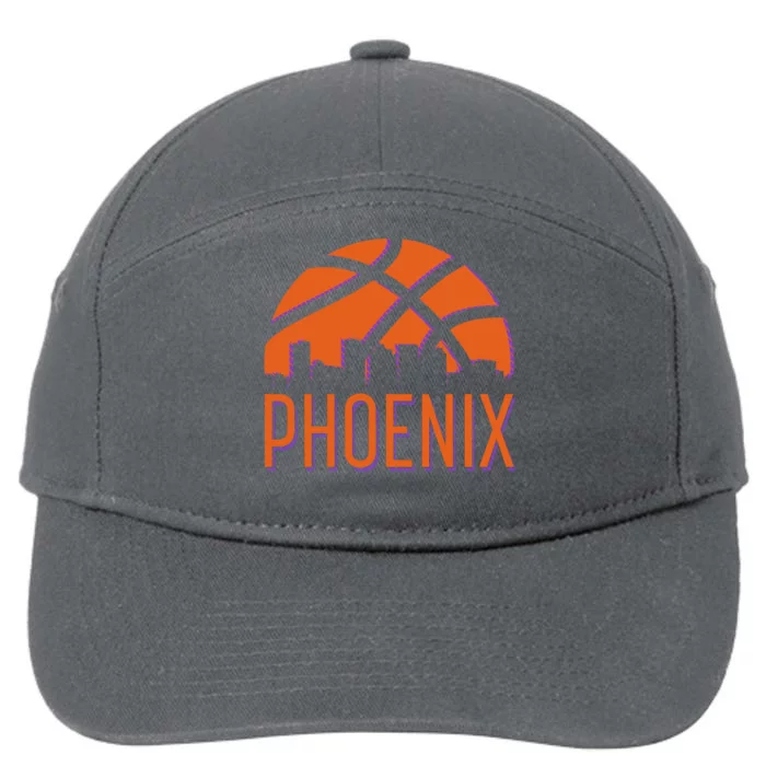 Phoenix Skyline Basketball Fan 7-Panel Snapback Hat