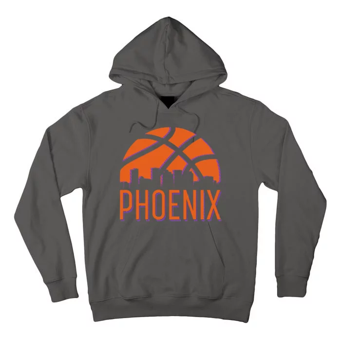 Phoenix Skyline Basketball Fan Tall Hoodie