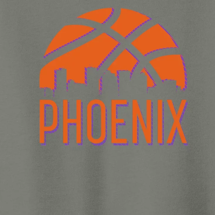 Phoenix Skyline Basketball Fan Toddler T-Shirt