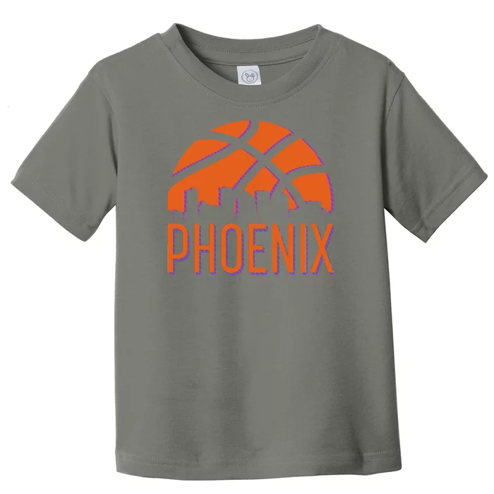 Phoenix Skyline Basketball Fan Toddler T-Shirt