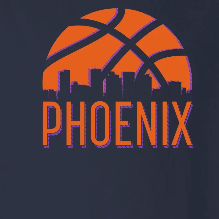 Phoenix Skyline Basketball Fan Toddler Long Sleeve Shirt