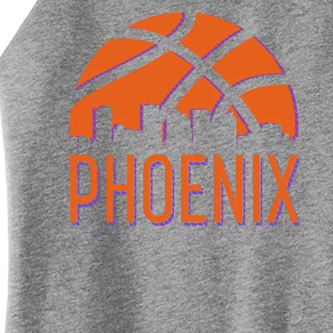 Phoenix Skyline Basketball Fan Women’s Perfect Tri Rocker Tank