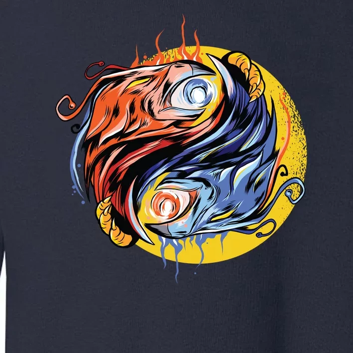 Phoenix Yin Yang Toddler Sweatshirt