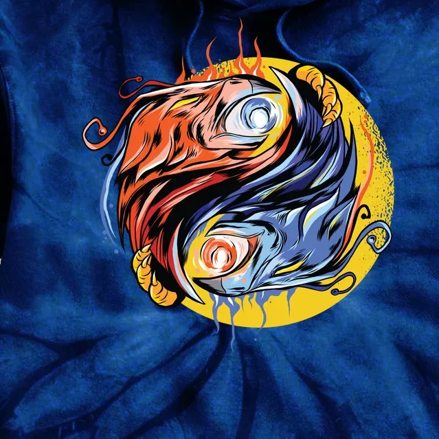 Phoenix Yin Yang Tie Dye Hoodie