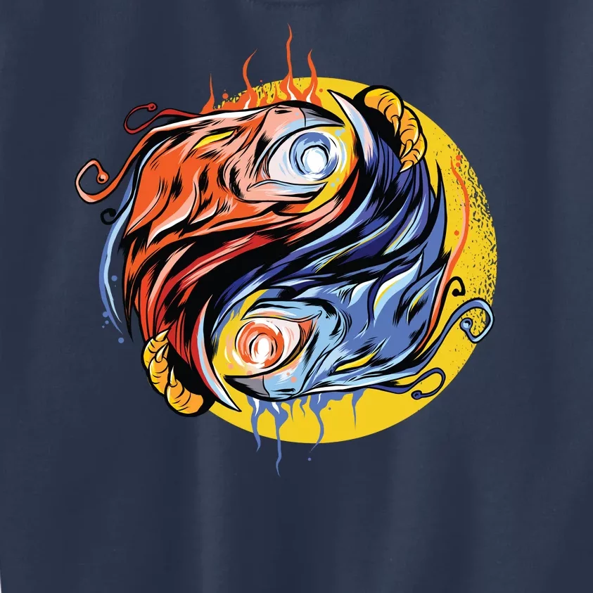 Phoenix Yin Yang Kids Sweatshirt