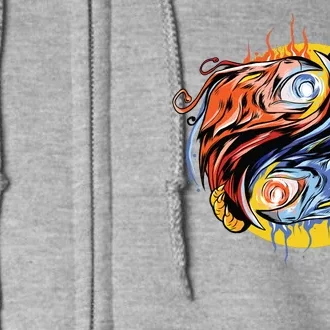 Phoenix Yin Yang Full Zip Hoodie