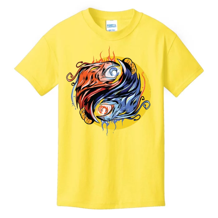 Phoenix Yin Yang Kids T-Shirt