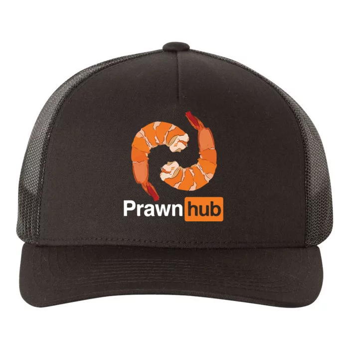 Prawn Hub Yupoong Adult 5-Panel Trucker Hat