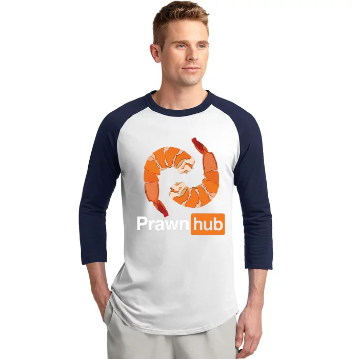 Prawn Hub Baseball Sleeve Shirt