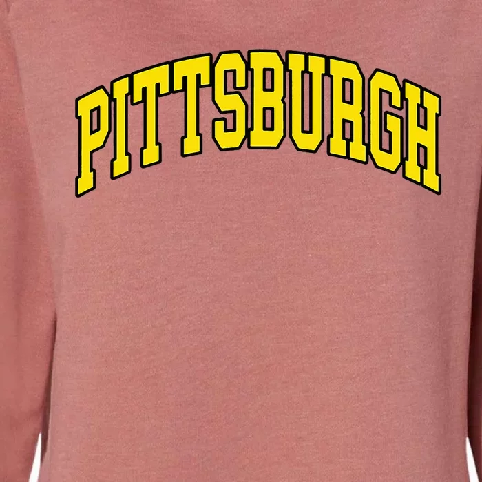 Pittsburgh Hometown Pride Classic Womens California Wash Sweatshirt