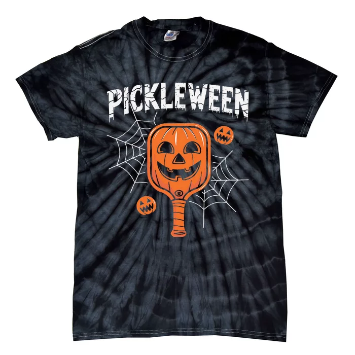 Pickleween Halloween Pickleball Players Tie-Dye T-Shirt