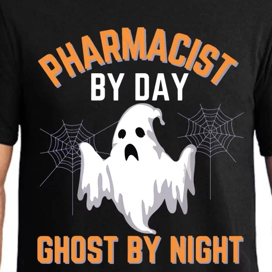 Pharmacist Halloween Pharmacist By Day Ghost By Night Pajama Set