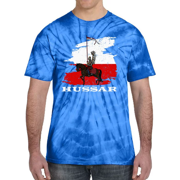 Poland Husaria Polish Winged Hussars Military Polska Krakow Tie-Dye T-Shirt