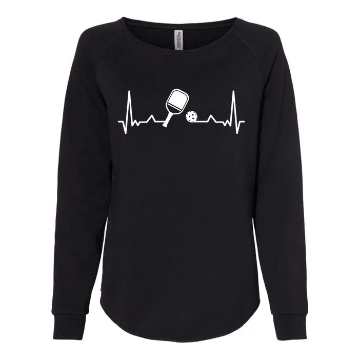 Pickleball Heartbeat Pickleball Player Great Gift Womens California Wash Sweatshirt