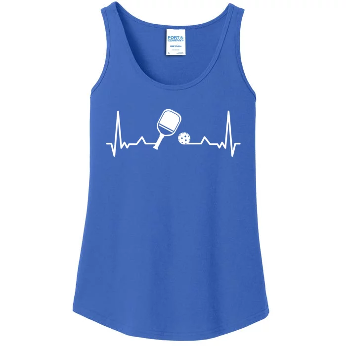 Pickleball Heartbeat Pickleball Player Great Gift Ladies Essential Tank