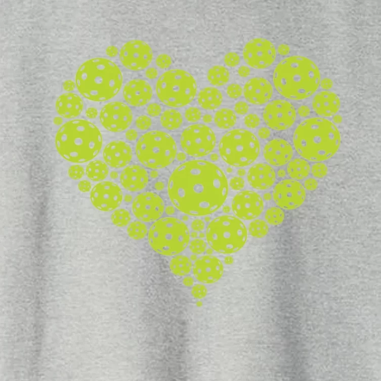 Pickleball Heart Professional Pickleball Game Players Great Gift Women's Crop Top Tee