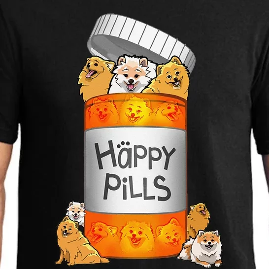 Pomeranian Happy Pills Pajama Set