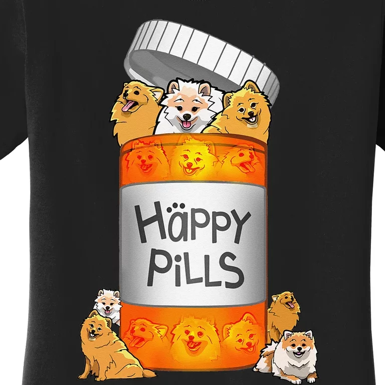 Pomeranian Happy Pills Women's T-Shirt