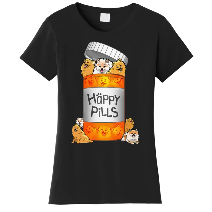 Pomeranian Happy Pills Women's T-Shirt