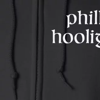 Philly Hooligan Philadelphia Irish Pride Saint Patrick's Day Full Zip Hoodie