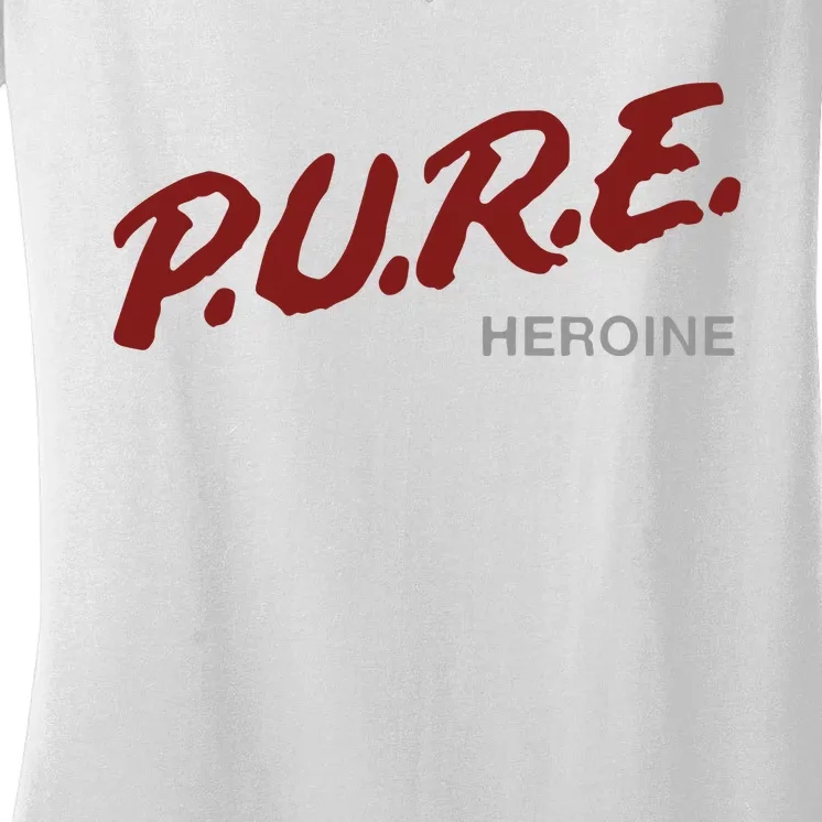 Pure Heroine Women's V-Neck T-Shirt