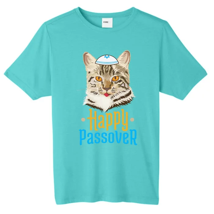 Passover Happy Passover Cat Funny Seder Jewish Holiday ChromaSoft Performance T-Shirt