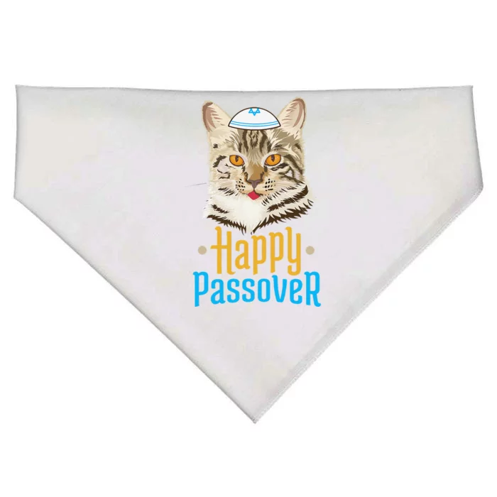 Passover Happy Passover Cat Funny Seder Jewish Holiday USA-Made Doggie Bandana