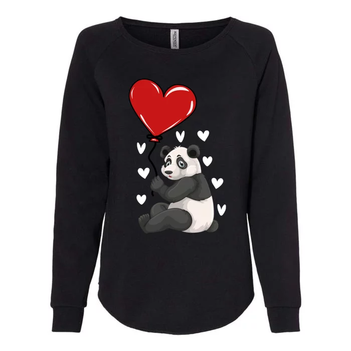 Panda Hearts Panda Bear Lover Panda Lover Cute Panda Cool Gift Womens California Wash Sweatshirt