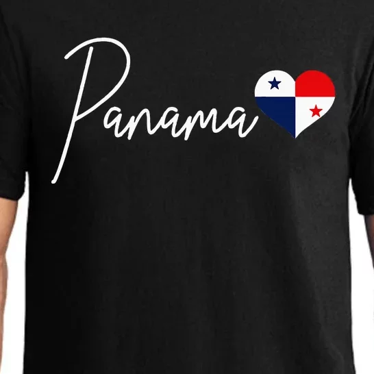 Panama Heart Pride Panamanian Flag Pajama Set