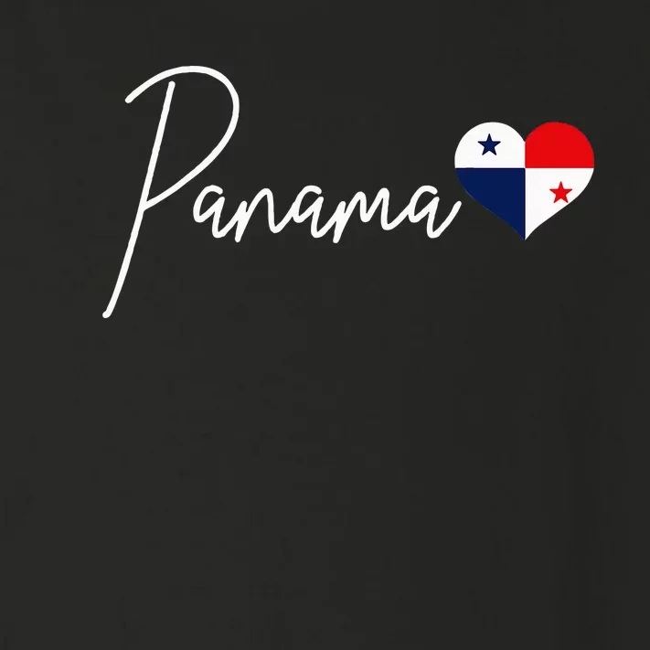 Panama Heart Pride Panamanian Flag Toddler Long Sleeve Shirt