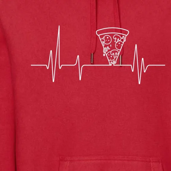 Pizza Heartbeat Premium Hoodie