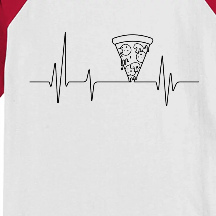 Pizza Heartbeat Kids Colorblock Raglan Jersey