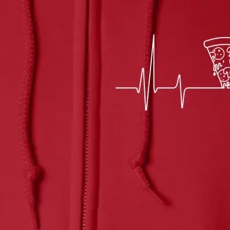 Pizza Heartbeat Full Zip Hoodie