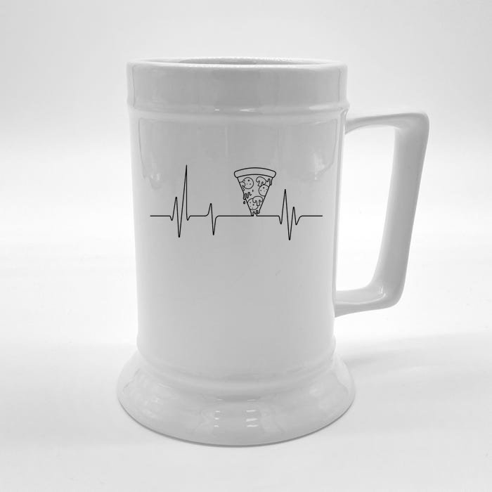 Pizza Heartbeat Front & Back Beer Stein