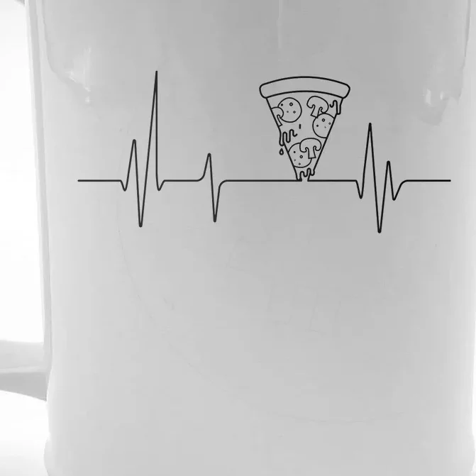 Pizza Heartbeat Front & Back Beer Stein