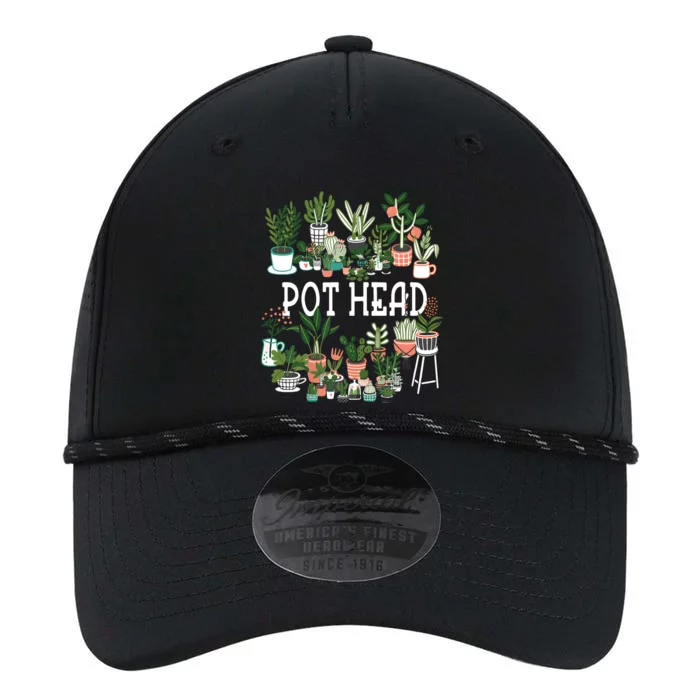 Pot Head Plant Lover GiftCrazy Plant Lady Plant Mom Performance The Dyno Cap