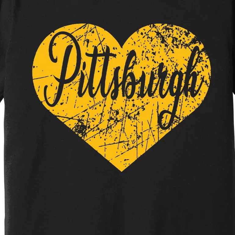 Pittsburgh Heart Premium T-Shirt