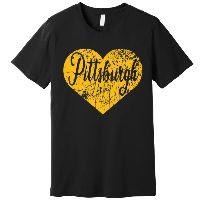 Pittsburgh Heart Premium T-Shirt