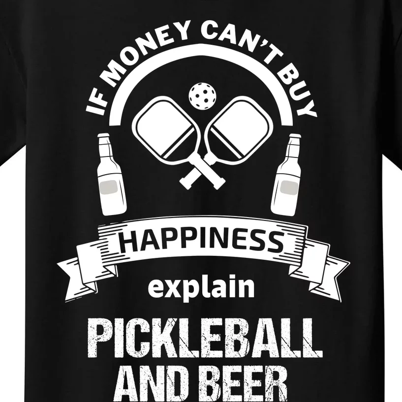 Pickleball Happiness Kids T-Shirt