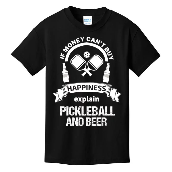 Pickleball Happiness Kids T-Shirt