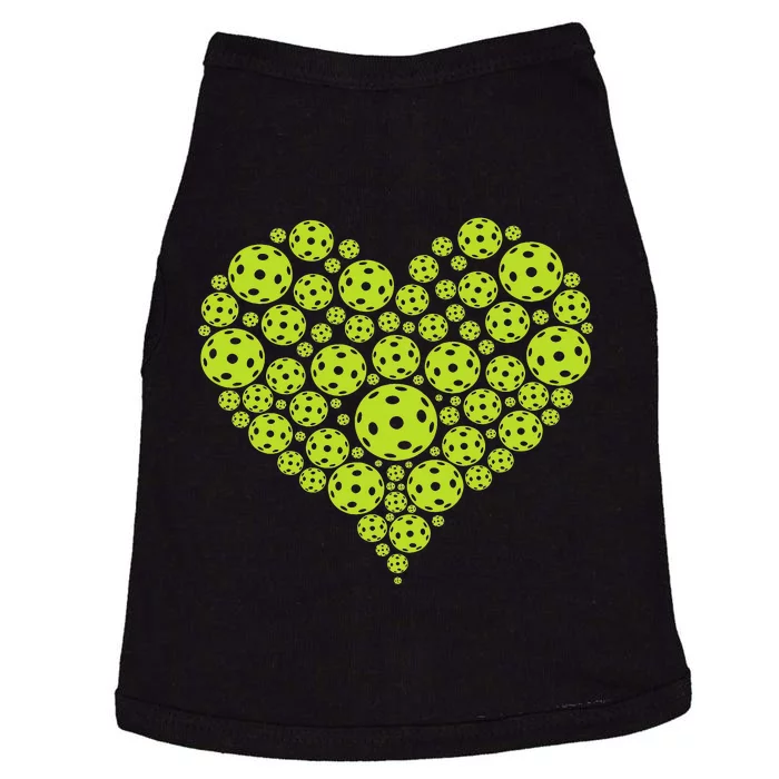 Pickleball Heart Professional Pickleball Game Doggie Tank