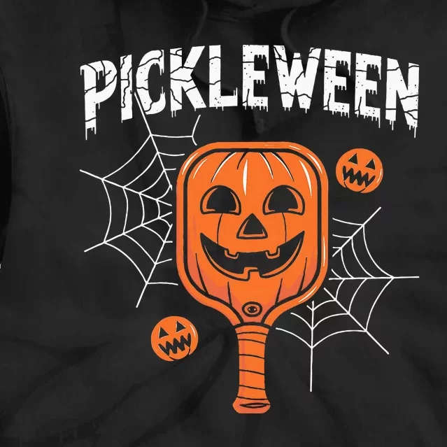 Pickleween Halloween Pickleball Players Tie Dye Hoodie